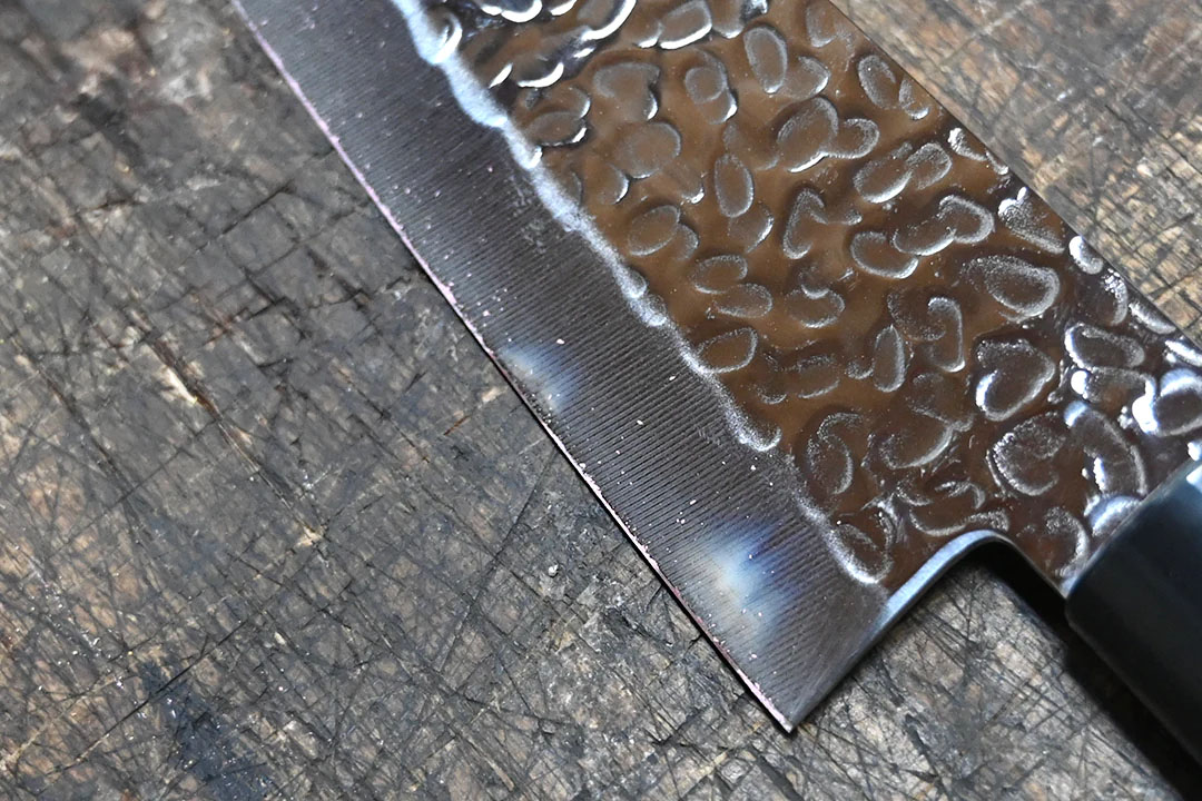 Temperaturkreide direkt an der Schneidfase