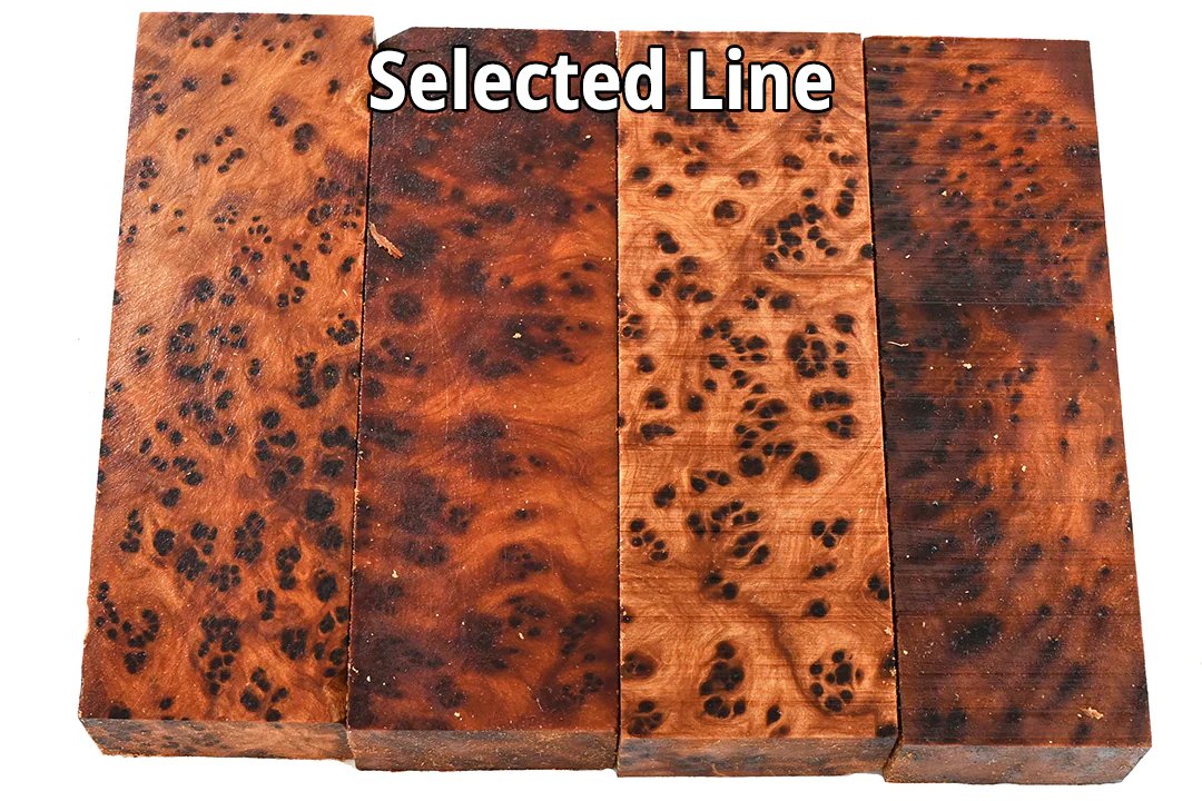 thuja-maser-messergriffkantel-gemasert